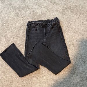 American Age Women's Black Boot Cut Jeans